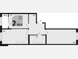 3-комнатная квартира, 65.80 м², 2/18 этаж фото 0