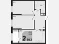 3-комнатная квартира, 60.30 м², 4/18 этаж фото 0