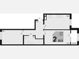 3-комнатная квартира, 61.30 м², 2/9 этаж фото 0
