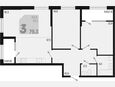 3-комнатная квартира, 79.30 м², 2/9 этаж фото 0