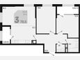 3-комнатная квартира, 78.60 м², 8/9 этаж фото 0