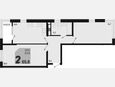 2-комнатная квартира, 65.80 м², 11/18 этаж фото 0