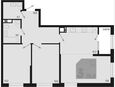 3-комнатная квартира, 76.80 м², 16/18 этаж фото 0