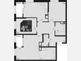 4-комнатная квартира, 91.70 м², 18/18 этаж фото 0