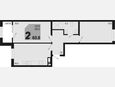 3-комнатная квартира, 60.80 м², 2/9 этаж фото 0