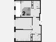 2-комнатная квартира, 60.10 м², 18/18 этаж фото 0