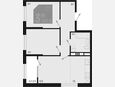 3-комнатная квартира, 60.80 м², 10/18 этаж фото 0
