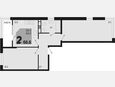 2-комнатная квартира, 66.60 м², 17/18 этаж фото 0
