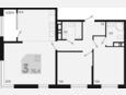 3-комнатная квартира, 76.40 м², 18/18 этаж фото 0