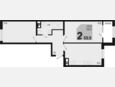 3-комнатная квартира, 59.90 м², 3/9 этаж фото 0