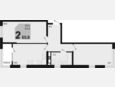 2-комнатная квартира, 65.80 м², 15/18 этаж фото 0